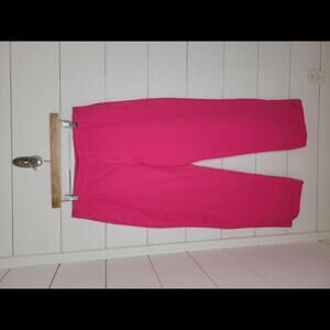 J Crew 30" regular pink chinos. Flat front.